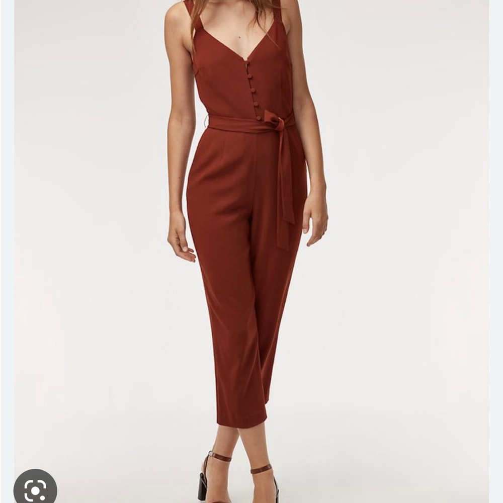 Satin jumpsuit Aritzia